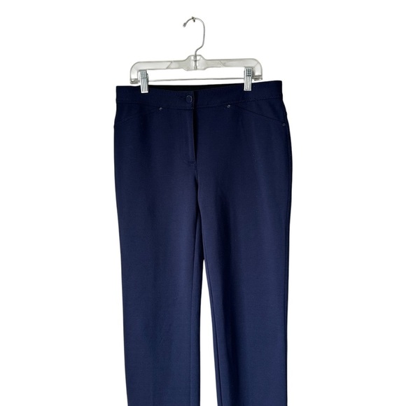Chico's Blue Straight Leg Pants for Effortless Style - Picture 4 of 9